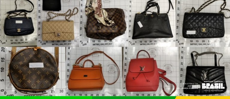 MJSP lança leilão com bolsas, lenços e xales de luxo apreendidos pela PF