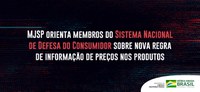 MJSP orienta membros do Sistema Nacional de Defesa do Consumidor sobre nova regra de informação de preços nos produtos