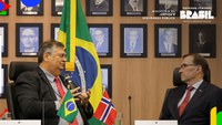 MJSP recebe comitiva do Ministério do Clima e Meio Ambiente da Noruega