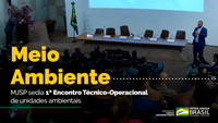 MJSP sedia 1º Encontro Técnico-Operacional de Unidades Ambientais