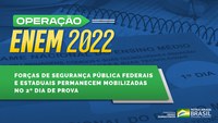 Operação Enem 2022 mantém logística para monitorar ocorrências no segundo dia de prova