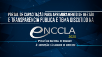 Portal de capacitação para aprimoramento de gestão e transparência pública é tema discutido na ENCCLA 2020