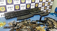 PRF apreende 40 pistolas e 1,5 mil munições no Rio de Janeiro