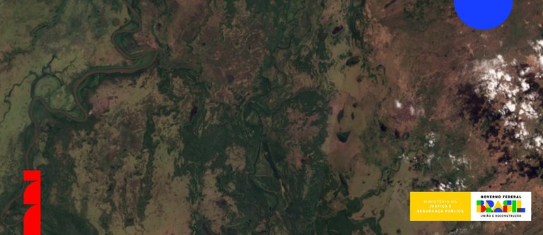 Programa Brasil Mais, do MJSP, permite acesso a imagens de satélite para auxiliar no combate às queimadas no Pantanal