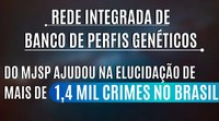 Rede Integrada de Banco de Perfis Genéticos do MJSP ajudou na elucidação de mais de 1,4 mil crimes no Brasil