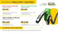 Senacon apresenta relatório sobre preços de combustíveis em todo o Brasil após Mutirão