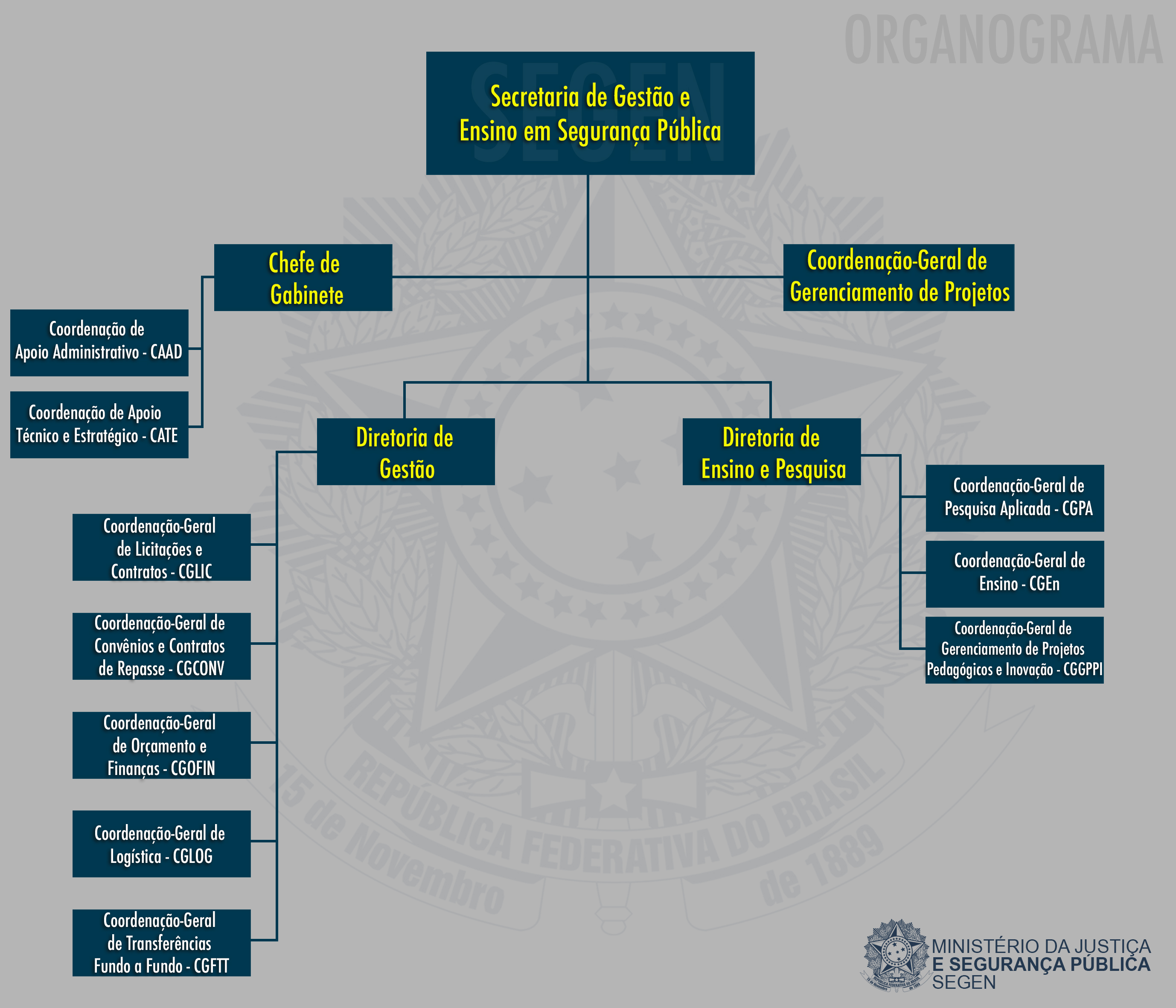 Organograma Segen 2022