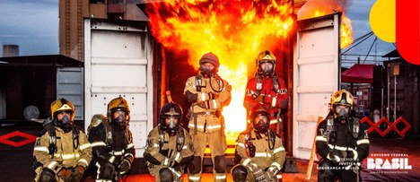 Curso financiado pelo FNSP capacita instrutores de combate a incêndios em lugares fechados