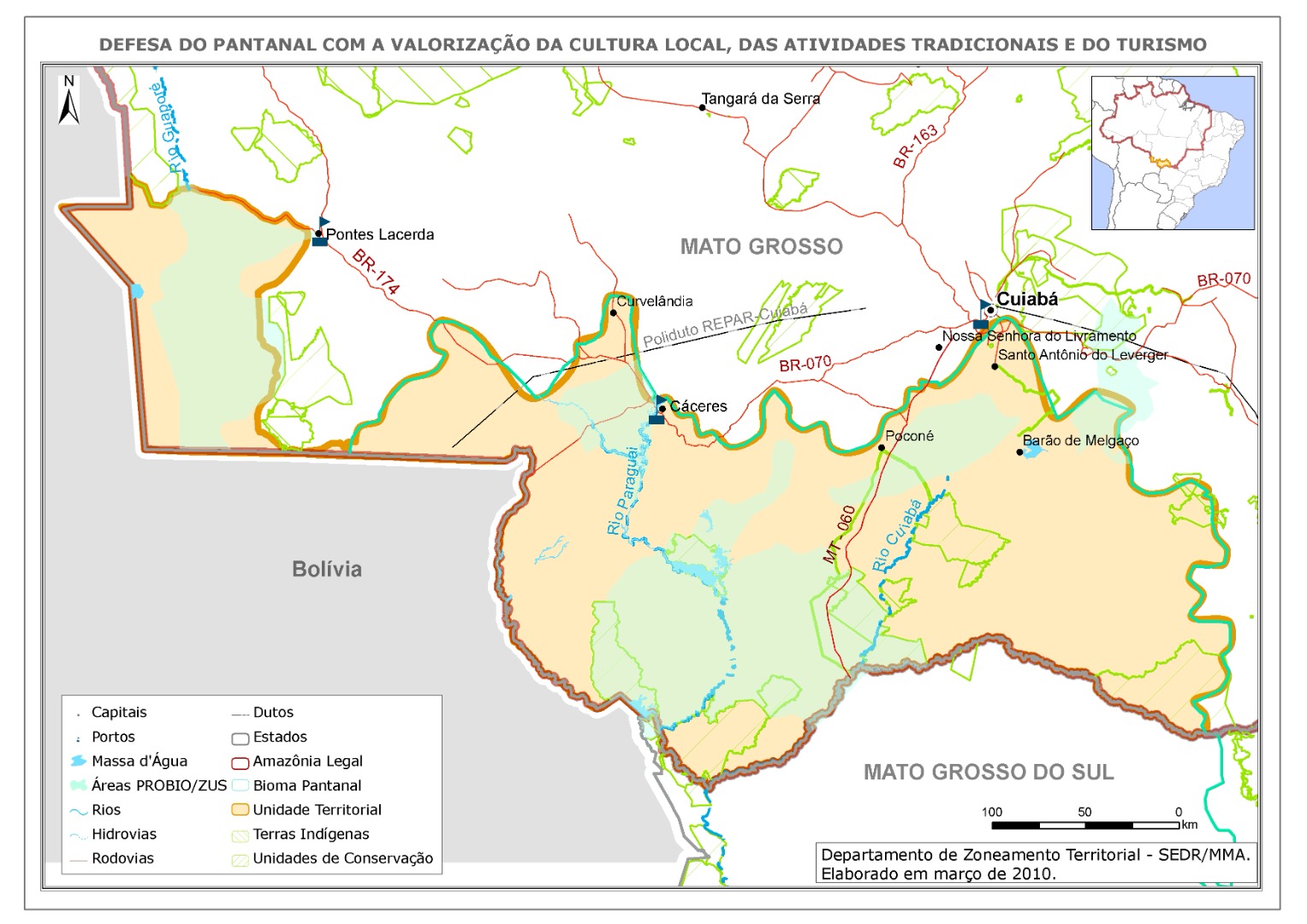 Figura 12: Defesa do Pantanal com a valorização da cultura local, das atividade tradicionais e do turismo