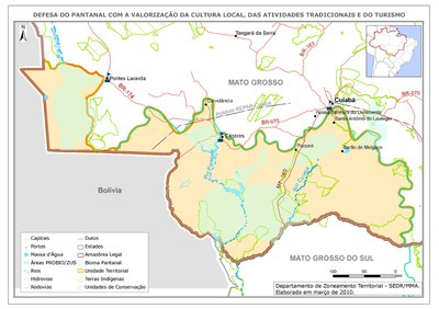 Figura 12: Defesa do Pantanal com a valorização da cultura local, das atividade tradicionais e do turismo