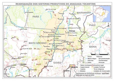 Figura 6: Readequação dos sistemas produtivos do Araguaia-Tocantins