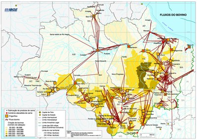 Mapa 1: Fluxos do bovino