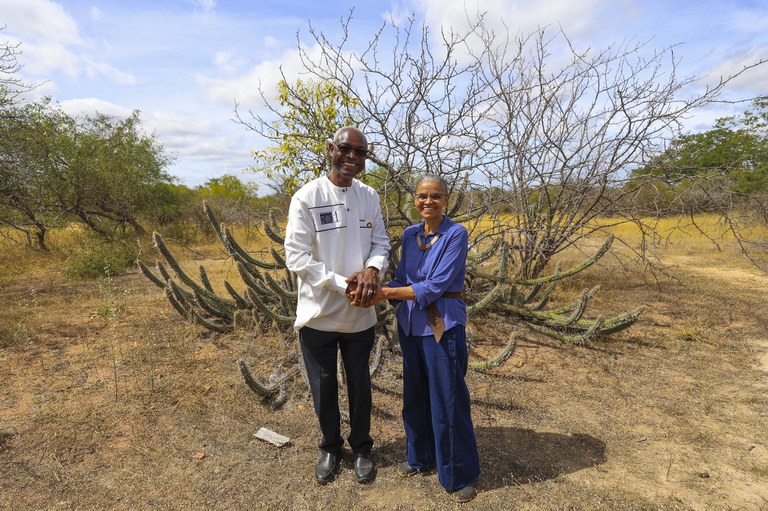 Ministra Marina Silva e secretário-executivo da UNCCD, Ibrahim Thiaw, em Juazeiro (BA). Foto: MMA