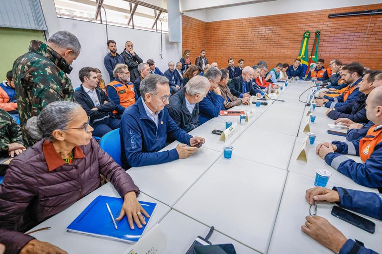 Ministra Marina Silva participa de reunião em São Leopoldo, no RS. Foto: Ricardo Stuckert/PR
