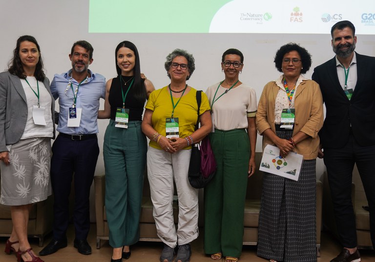 Secretárias Rita Mesquita e Edel Moraes participam de mesa sobre PSA no G20. Foto: MMA