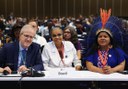 Ministras Marina Silva e Sonia Guajajara (MPI) e o secretário-executivo do MMA, João Paulo Capobianco, participam da COP16 da Biodiversidade. Foto: MMA