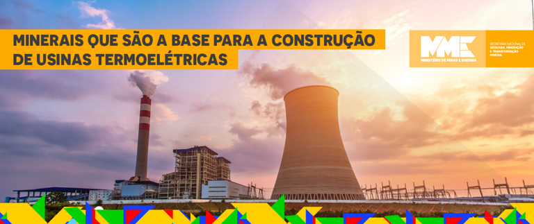 Minerais são base para construção de termoelétricas