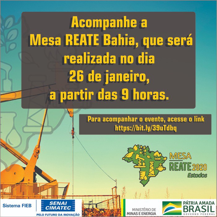 Ministro de Minas e Energia participa da Mesa Reate Bahia