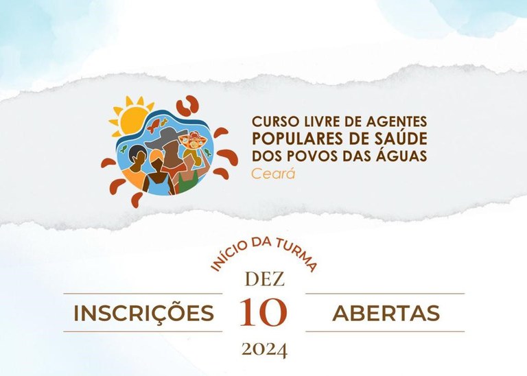 Curso de agentes populares de saúde da Fiocruz para pescadores do Ceará recebe pré-inscrições capa