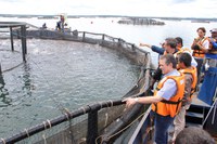 Em visita ao Mato Grosso do Sul e São Paulo, o ministro da Pesca e Aquicultura destaca o apoio do MPA aos aquicultores