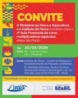 Ministério da Pesca e Aquicultura participa da 13° edição da  Aquishow Brasil
