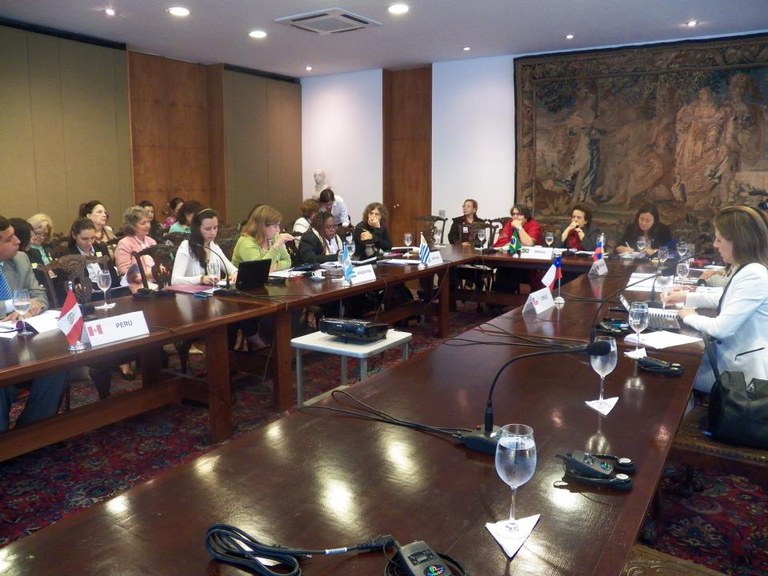 Reunião é presidida pela ministra Eleonora Menicucci, da SPM Foto: Juliana Camelo/SPM 