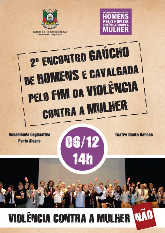 Mais informações: www.homemcontraviolenciamulher.com.br