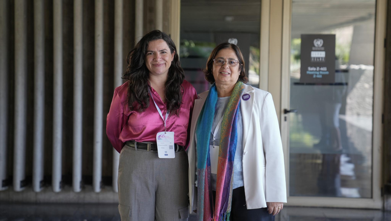 A ministra das Mulheres do Brasil, Cida Gonçalves, reuniu-se com a ministra da Mulher e Igualdade de Gênero do Chile, Antonia Orellana. Foto: Divulgação @MinMujeryEG