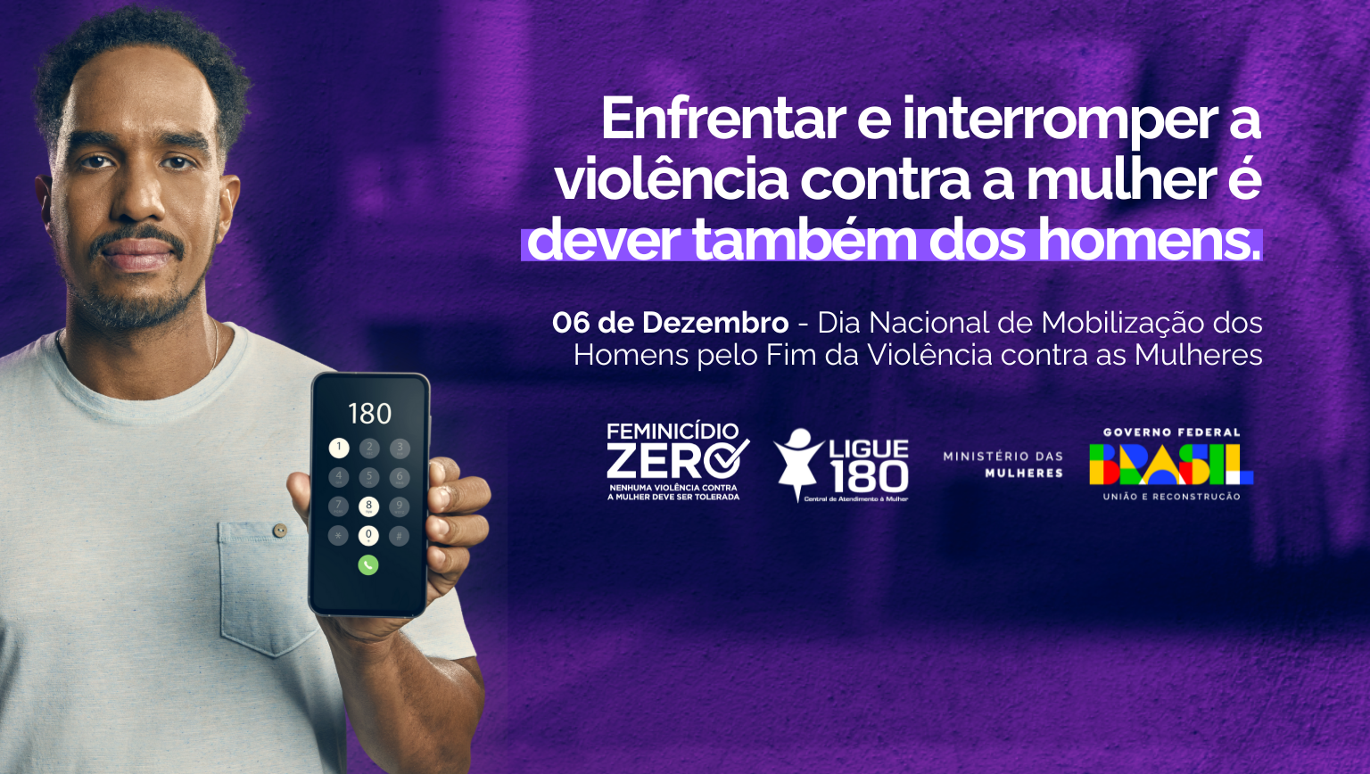 Data integra a jornada dos “21 Dias de Ativismo pelo Fim da Violência contra a Mulher”, que segue até o dia 10 de dezembro