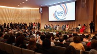 Ministra das Mulheres participa de debate sobre igualdade salarial e cerimônia de abertura do G20 Social