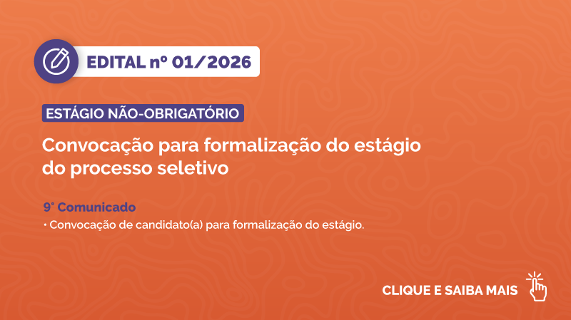 banner laranja de convocação