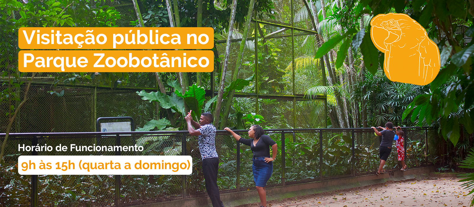 Horário de Funcionamento do Parque Zoobotânico