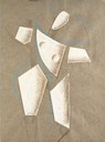 Alexander Archipenko, Carvão e sanguina sobre papel-carbono