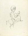 Mulher sentada, do álbum “Bubu”, 1921