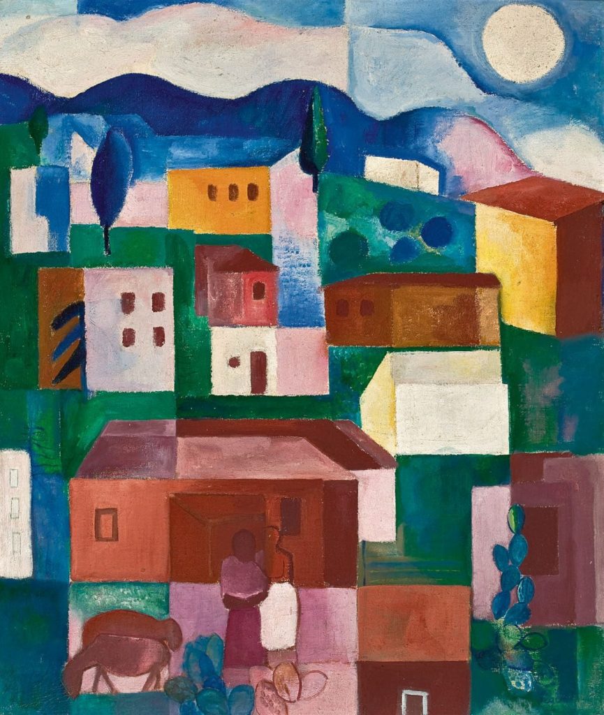 “Paisagem brasileira” (Lasar Segall, 1925. Óleo sobre tela, 64 x 54 cm. Acervo Museu Lasar Segall – Ibram/Ministério do Turismo)