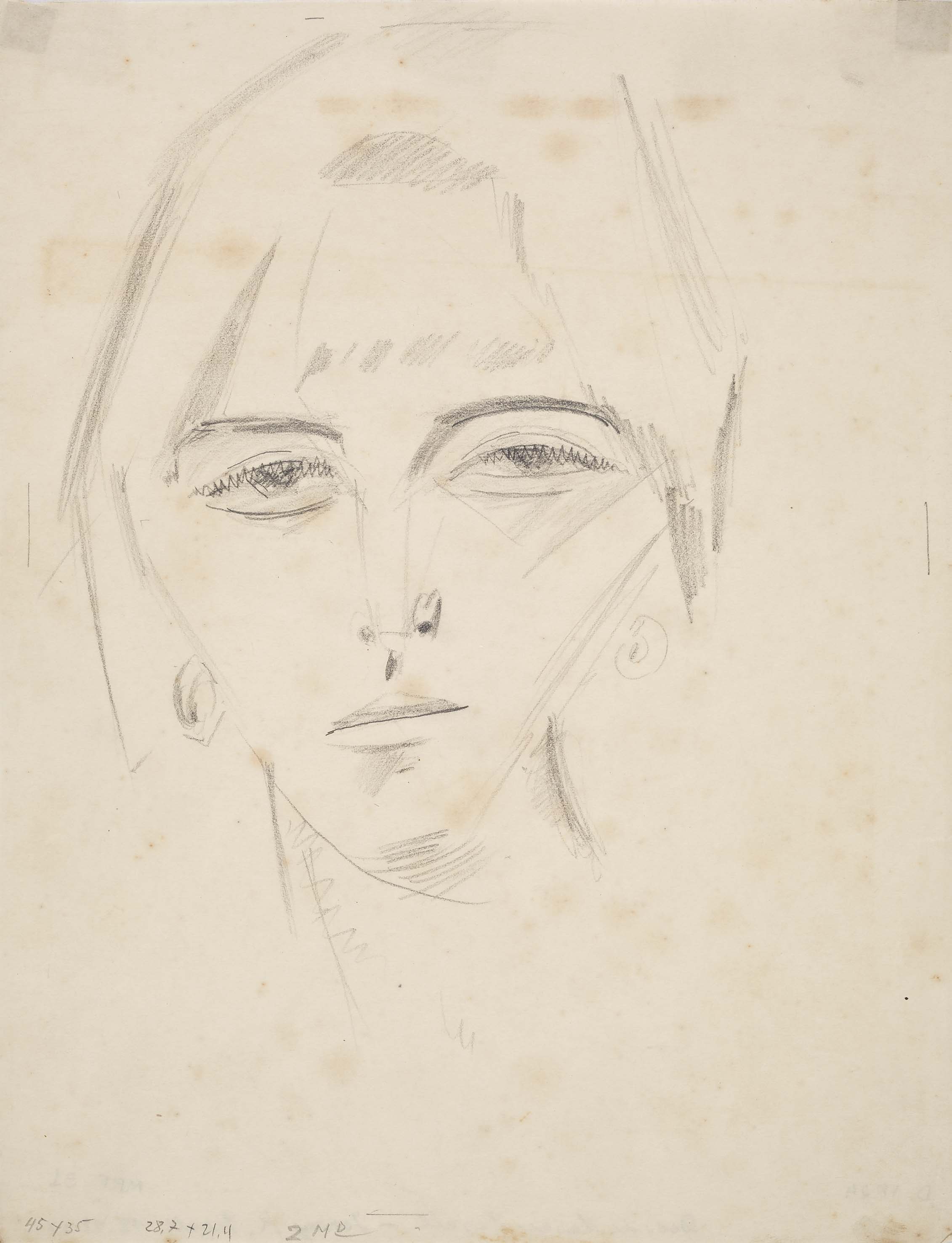 Retrato feminino, c. 1918