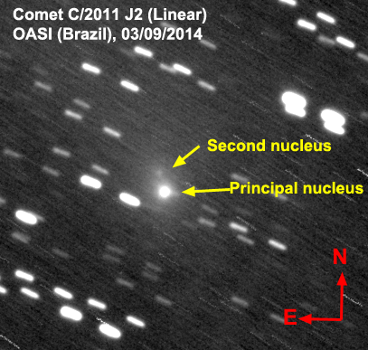 Imagem do cometa C/2011J2