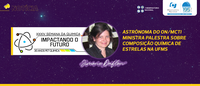 Astrônoma do ON/MCTI ministra palestra sobre composição química de estrelas na UFMS