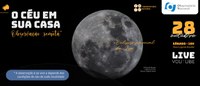 ‘O Céu em sua Casa: observação remota’ transmite ao vivo eclipse parcial da lua em 28/10