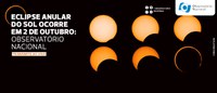 Eclipse Anular do Sol ocorre em 2 de Outubro: Observatório Nacional transmite ao vivo