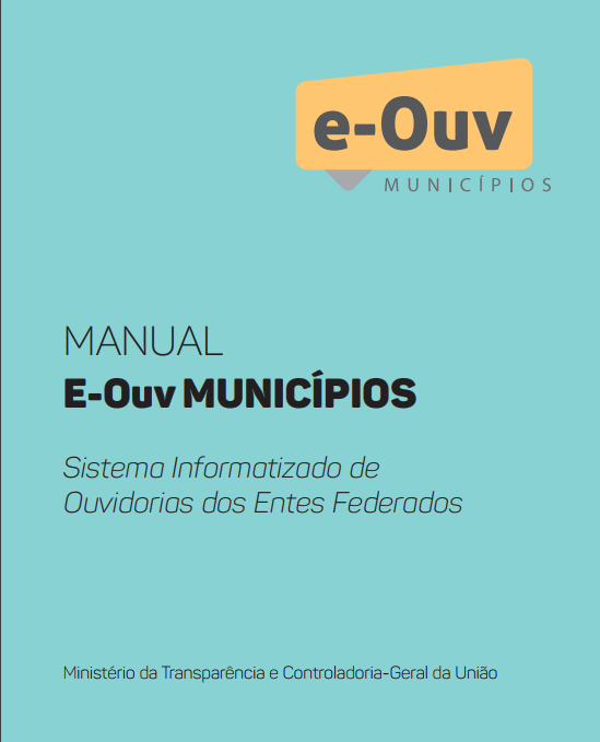 Capa do Manual e-Ouv Municípios