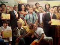 Artistas expressam sua arte e consciência política em premiação da Cultura Afro-brasileira