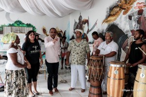 Erivaldo Oliveira participa de oficina de ogan em Brasília