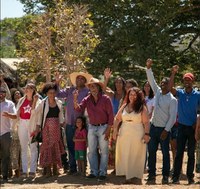 FUNDAÇÃO CULTURAL PALMARES E FUNDAÇÃO ROBERTO MARINHO VISITAM QUILOMBO KALUNGA, EM GOIÁS