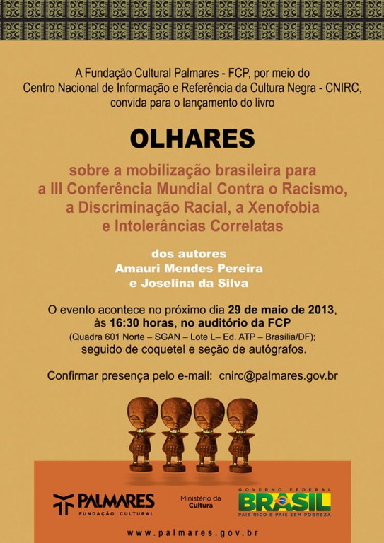 Livro reflete sobre os dez anos da III Conferência Mundial contra o Racismo