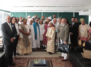 Ministra Cármen Lúcia se reúne com representantes de religiões afro-brasileiras