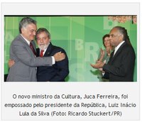 Presidente Lula dá posse a Juca Ferreira no cargo de Ministro da Cultura