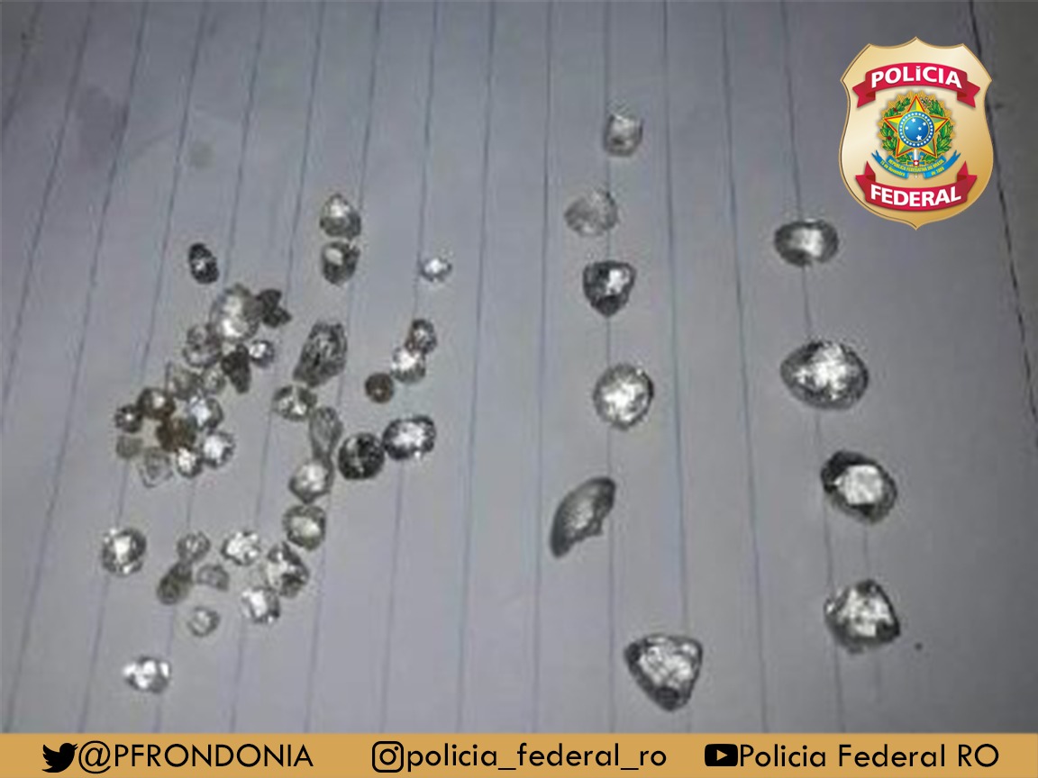 Operação da PF mira exploração ilegal de diamantes em terras