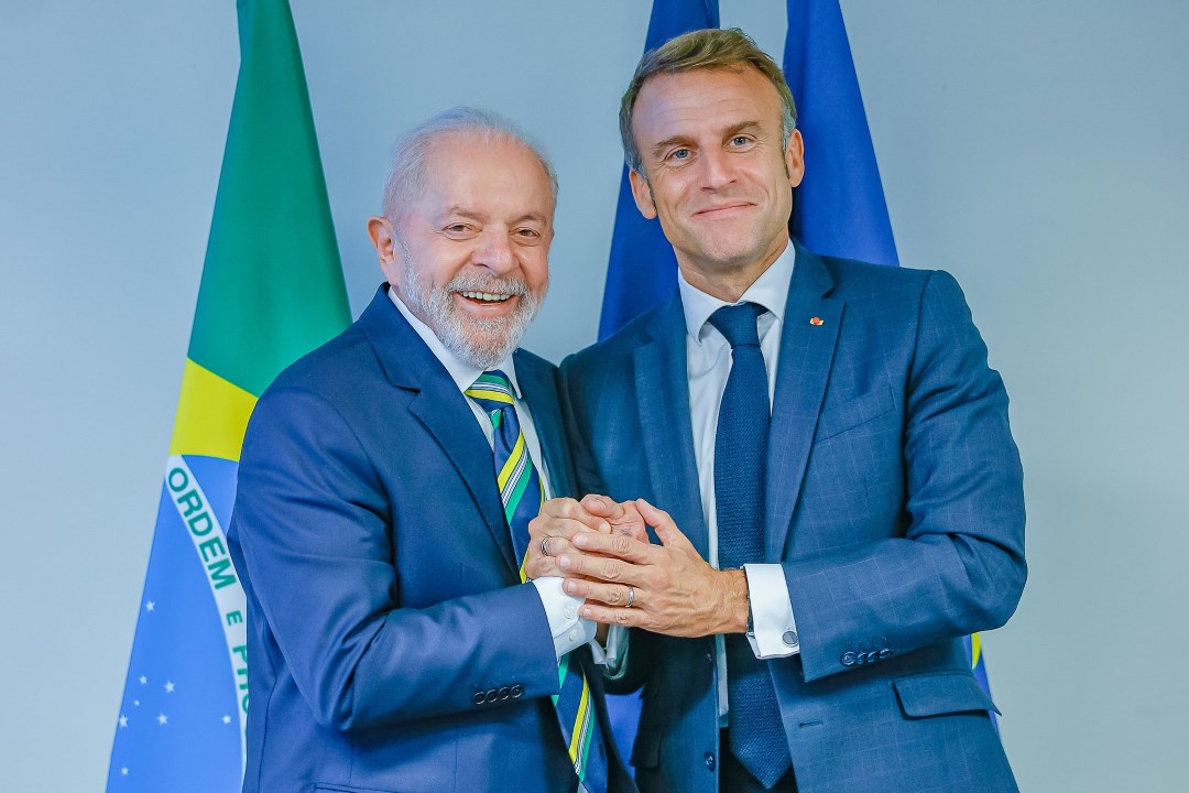 President Lula meets with Emmanuel Macron in New York