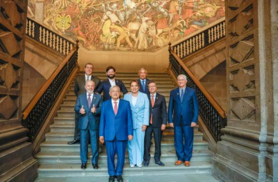 Lunch hosted by the President of Mexico, Andrés Manuel López Obrador